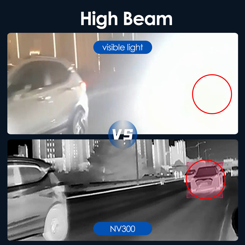 NV300 Thermal Imaging Dash Camera AI powered 32G Card Loop Record Anti-glare