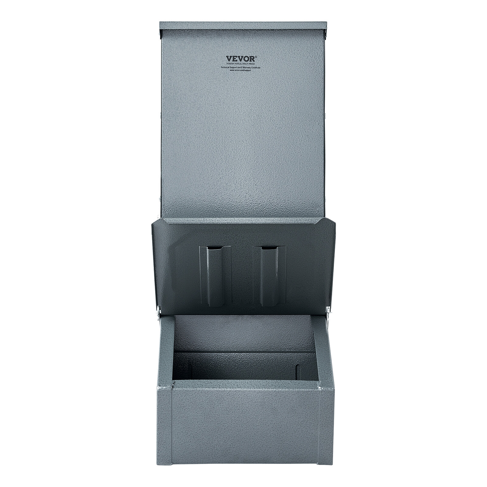 VEVOR Hog Feeder 2.2 Bushel Metal Double Door Pig Feeder Feeding up to 5 Hogs