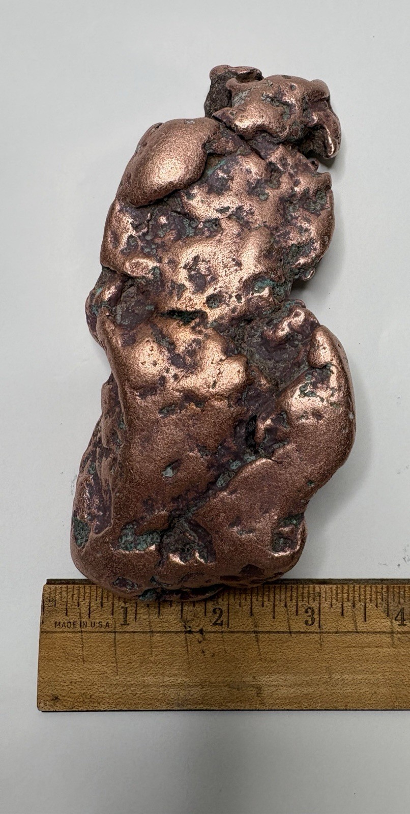 Pure Native Michigan Float Copper Mineral Specimen Lake Superior Keweenaw