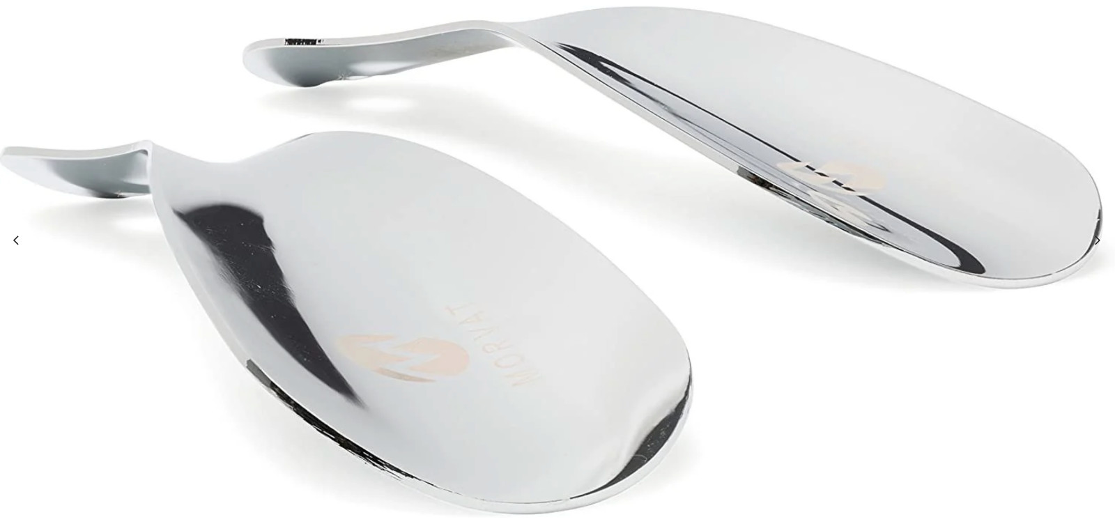 Morvat Stainless Steel Metal Shoe Horn, 7.5”, 2 Pack