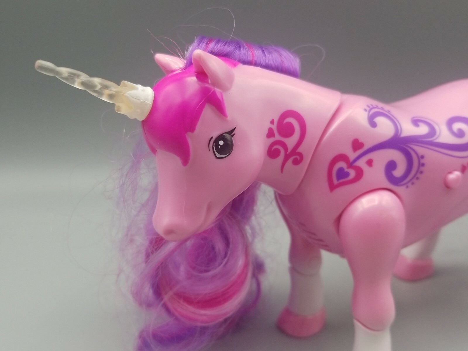 Moose Toys Pink Unicorn Battery Operated Galloping Walking Lights Sounds