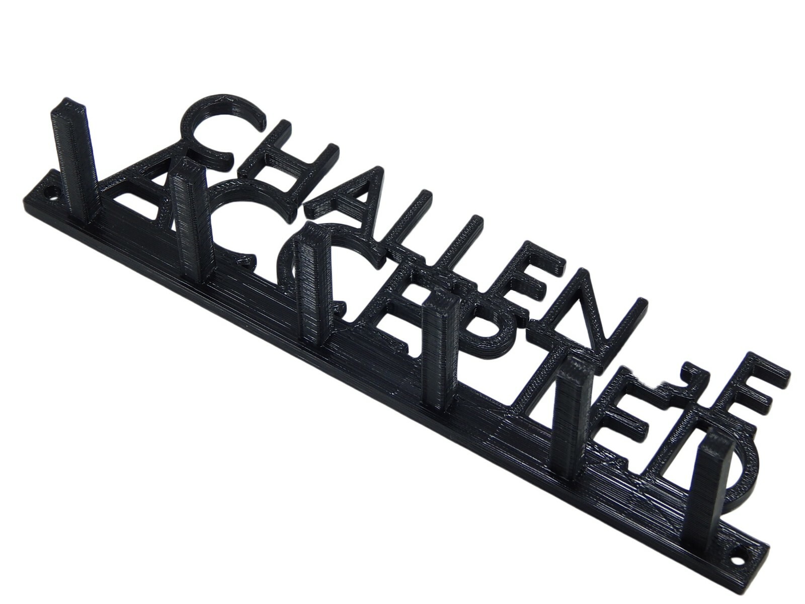CHALLENGE ACCEPTED RUNNER SPORTS MEDAL DISPLAY RACK HOLDER HANGER ORGANIZER