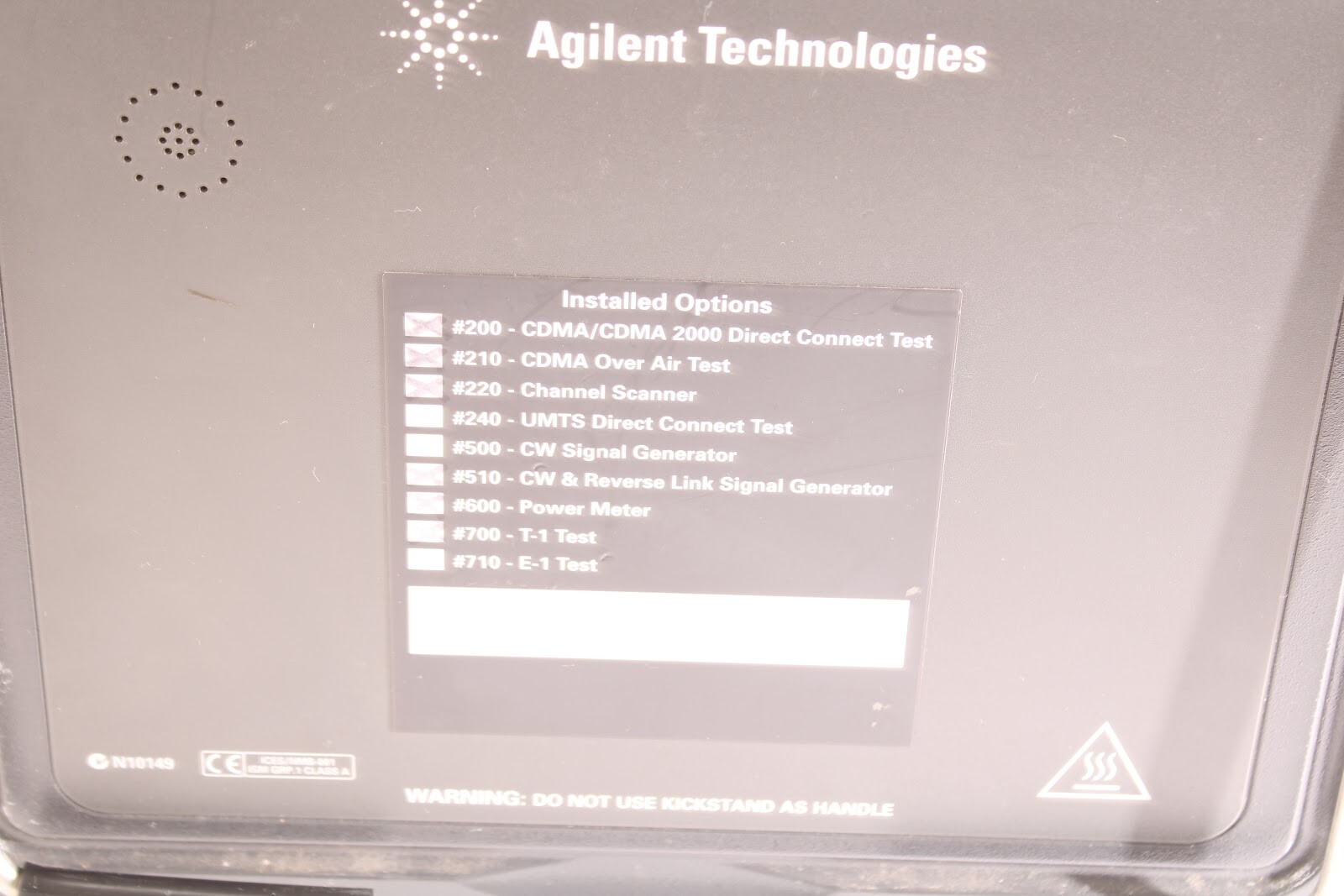 HP / Agilent / Keysight E7495A Base Station Test Set W/ Options and Accessories