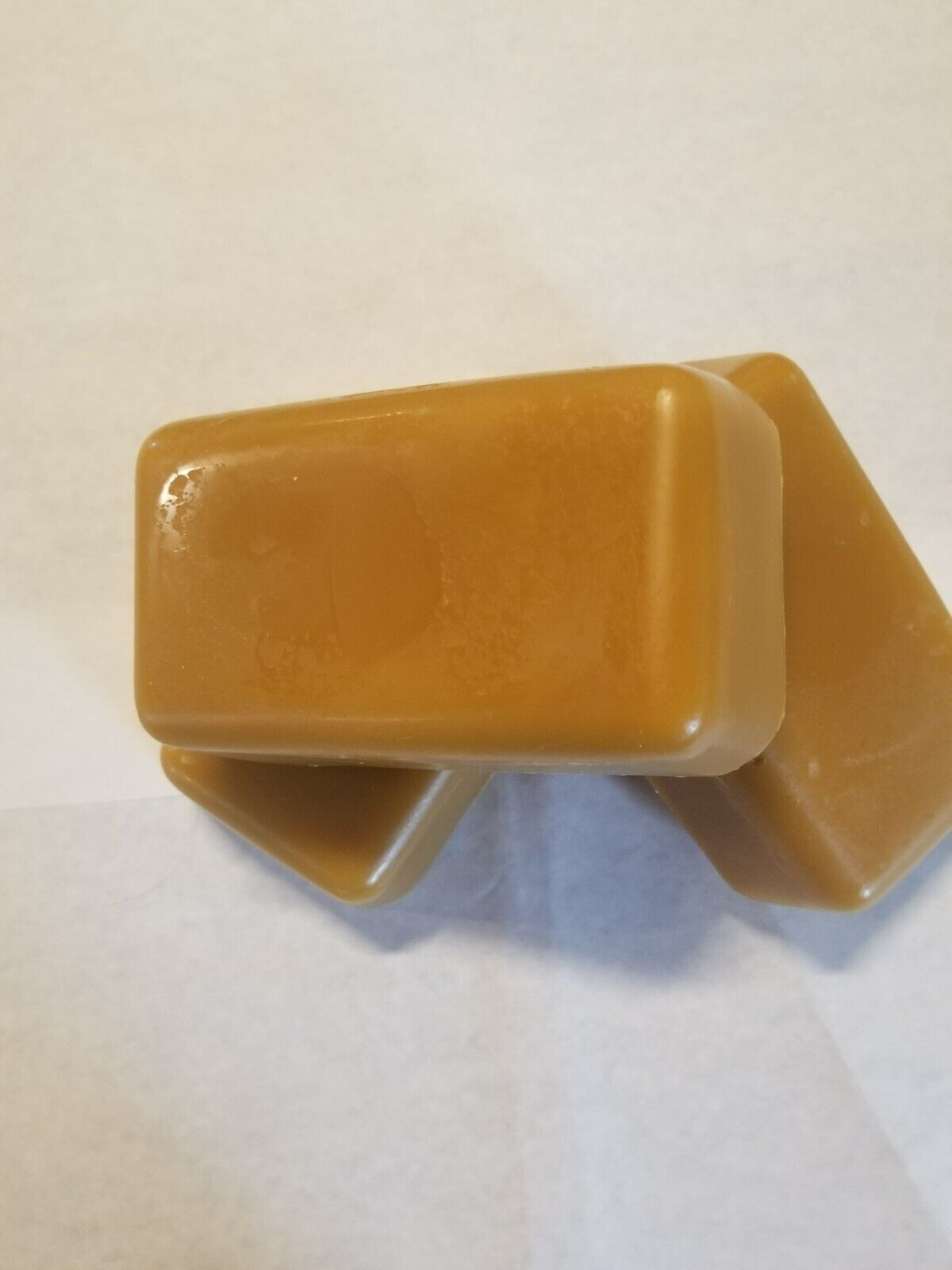 3 ea 1 Pound Blocks of 100% Pure Triple Filtered Yellow Beeswax (Bees Wax)USA