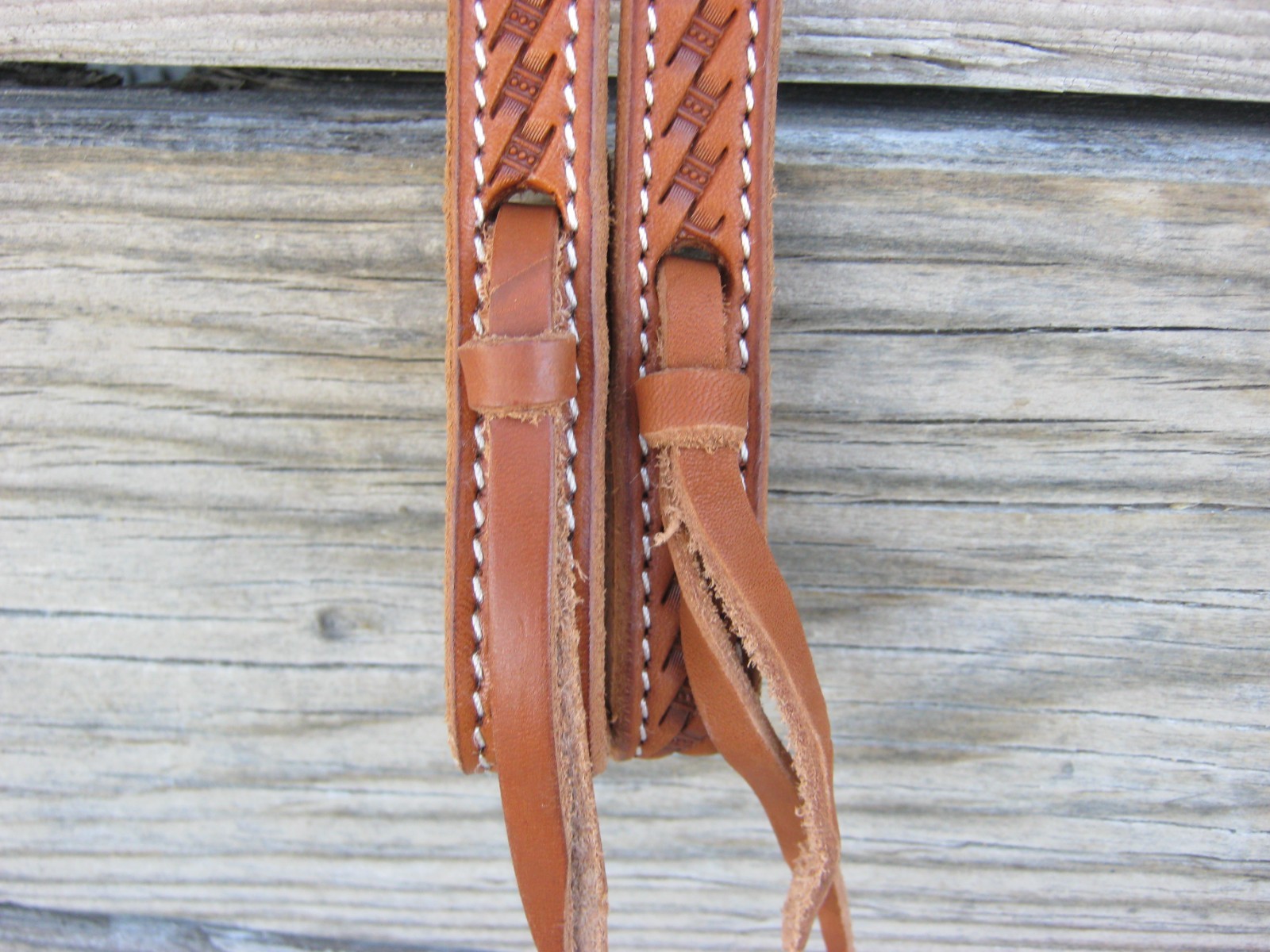 West 74 Light Oil Leather 5/8" One Ear Floral Spot Show Buckles Headstall