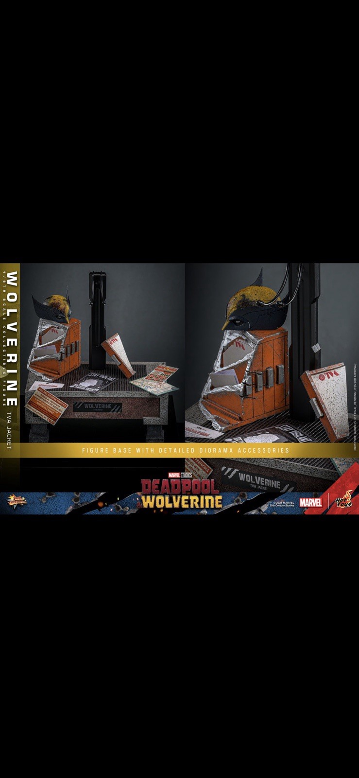 Hot Toys Marvel Deadpool & Wolverine Wolverine TVA Jacket MMS756 1/6 Sideshow