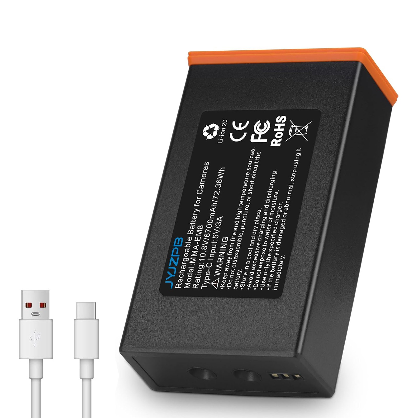 1/2/3/4X 6700mAh Battery for Moultrie Cellular Trail Cameras Edge 2/Edge 2 Pro