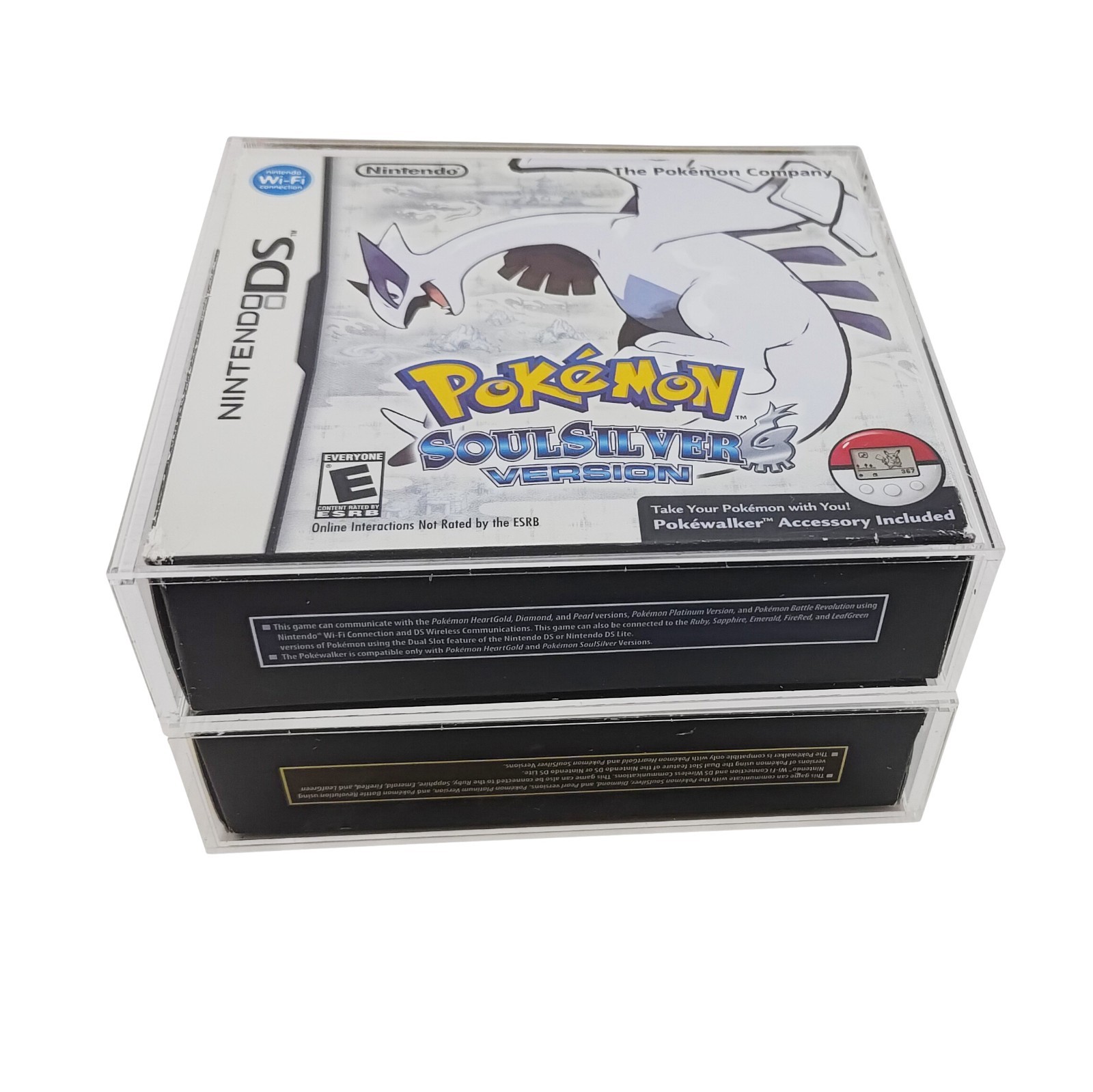 Display Case & Box Protector for Pokemon Heartgold / Soulsilver NTSC Only