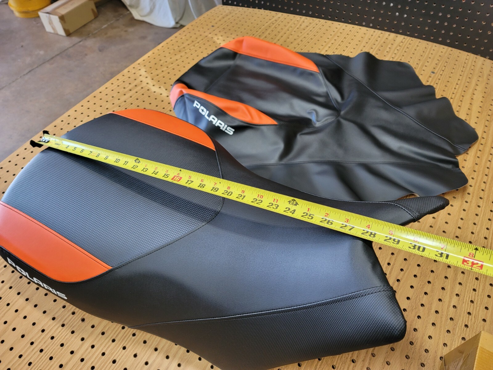 POLARIS SPORTSMAN 550 850 1000 XP SEAT COVER 2009 TO 2017 (BLACK&ORANGE) [P*-21]