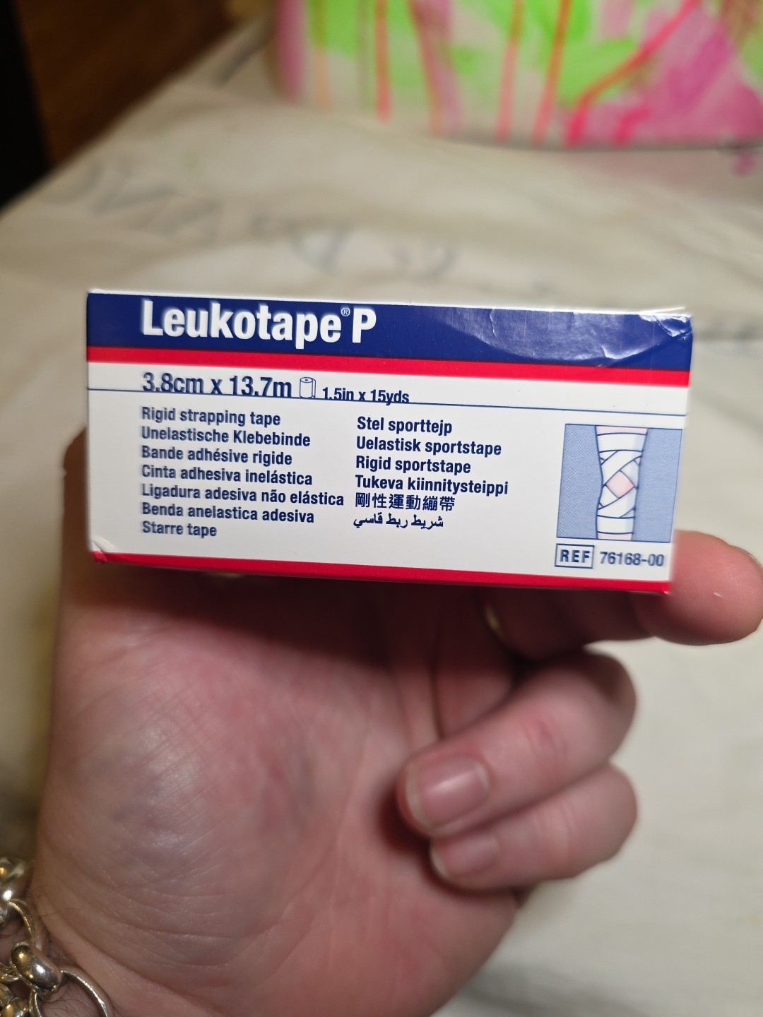 BSN 76168 Leukotape P Sports Tape 1.5" x 15 Yds - New Box