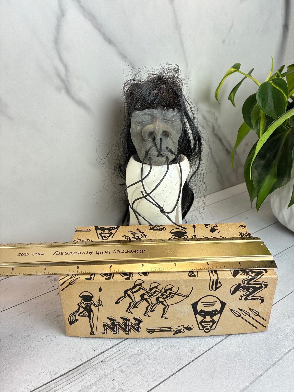 Vintage E. Joseph Cossman Co. Shrunken Head! In Original Box - EXTREMELY RARE!!!