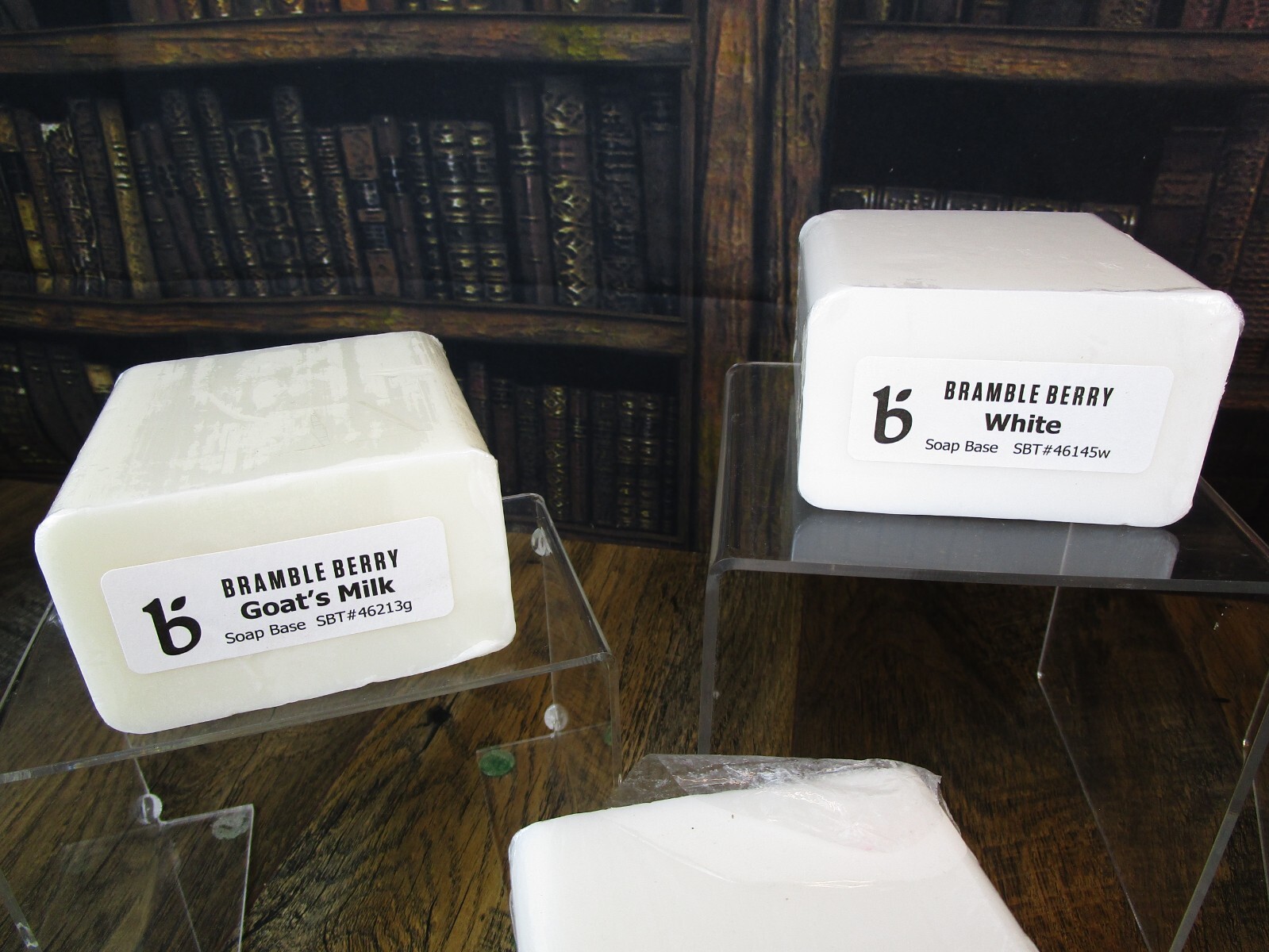 Lot of 7 ASSORTED & SEALED - BRAMBLE BERRY SOAP BASE - Goat's Milk, Clear, White