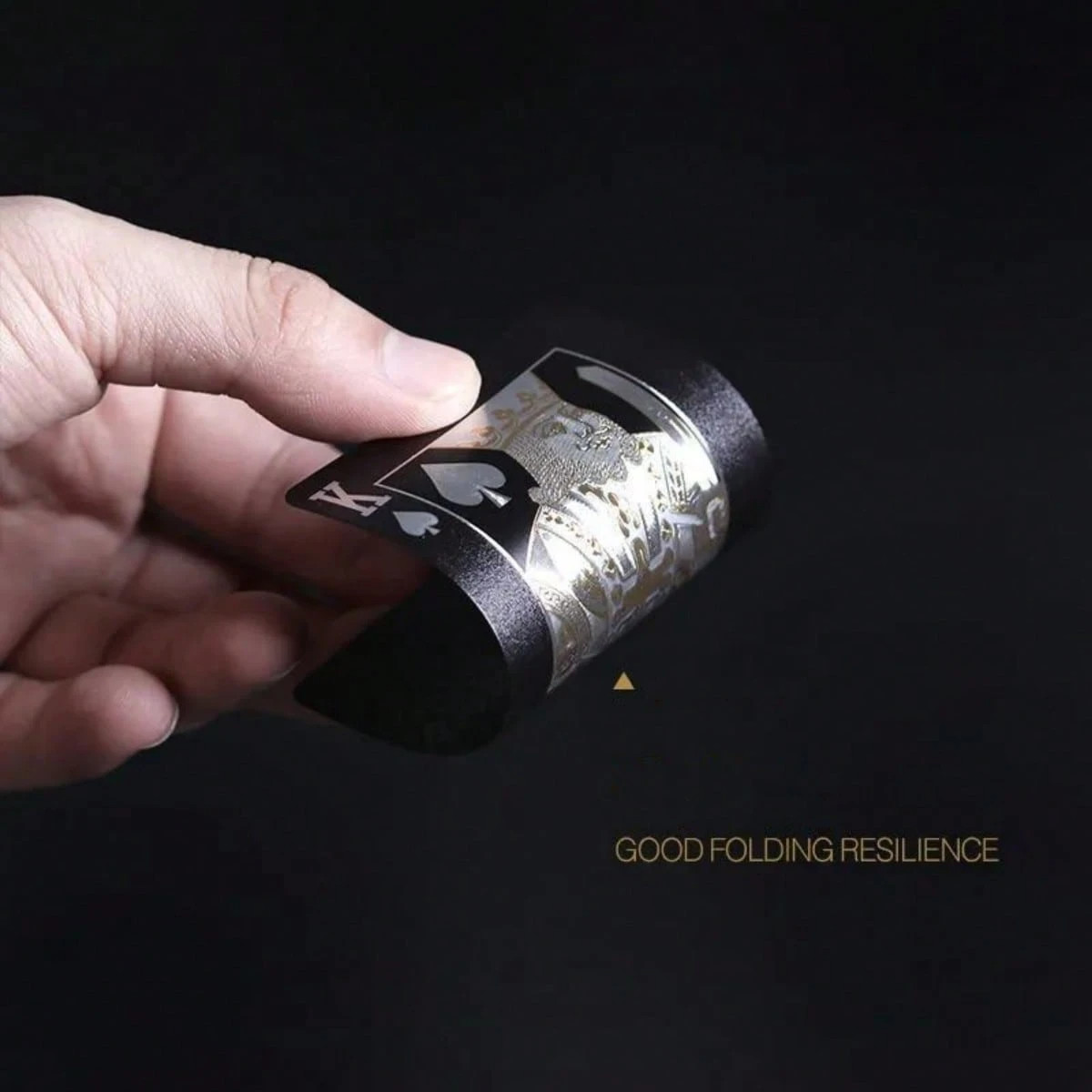 Diamond Waterproof Black Golden Cards Plastic Poker Playing HD Deck of Cards