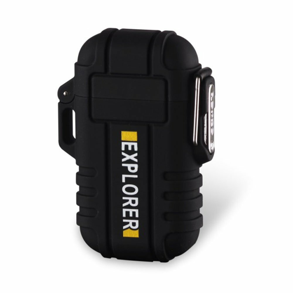 Dual Arc Plasma Electric USB Rechargeable Flameless Lighter Waterproof Windproof