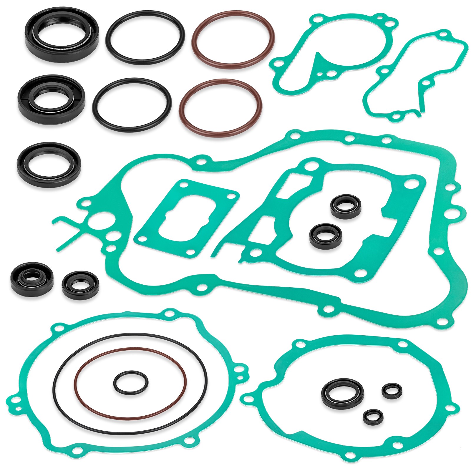 Complete Engine Top & Bottom End Gasket w/ Oil Seal Kit For Yamaha YZ125 1998-04