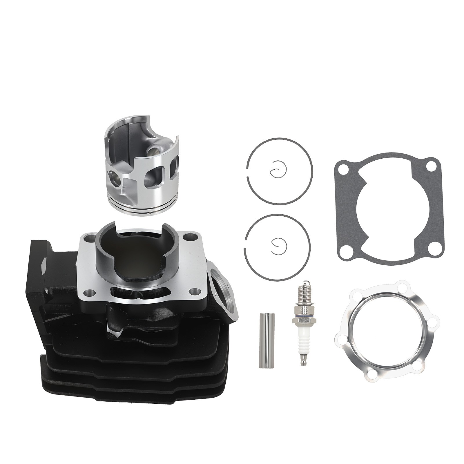 Cylinder Piston Gasket Top End Rebuild Kit 66mm For 1978-1981 Yamaha DT175