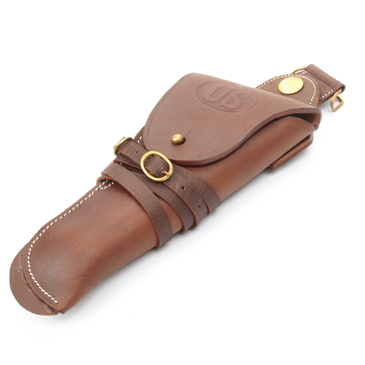 US WWI WW2 M1912 Colt 1911 .45 Holster Embossed US