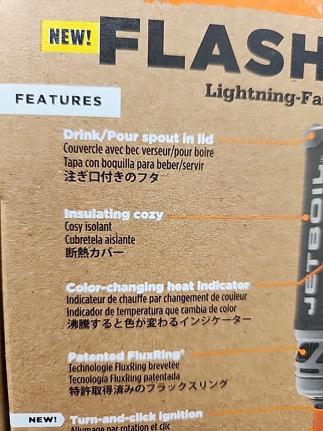 Jetboil Flash 1.0 L Lightning Fast Boil System Blue FLBM3 - Brand New Sealed