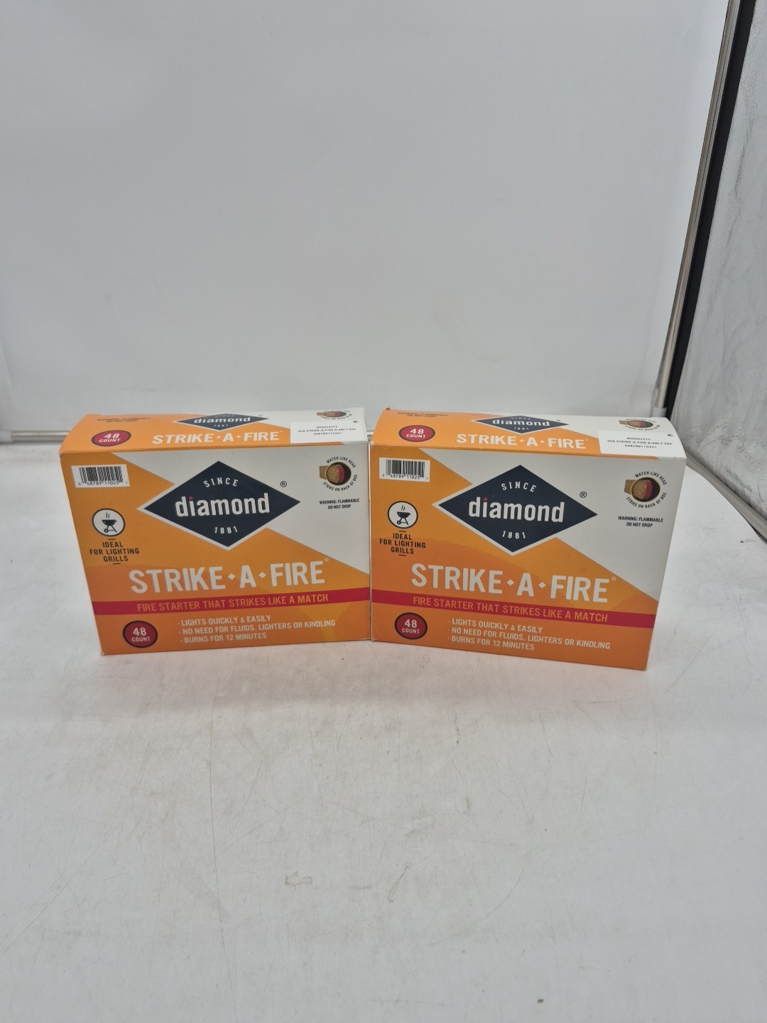 Diamond Strike-A-Fire 96 Count FIRESTARTERS - 2 Packs of 48