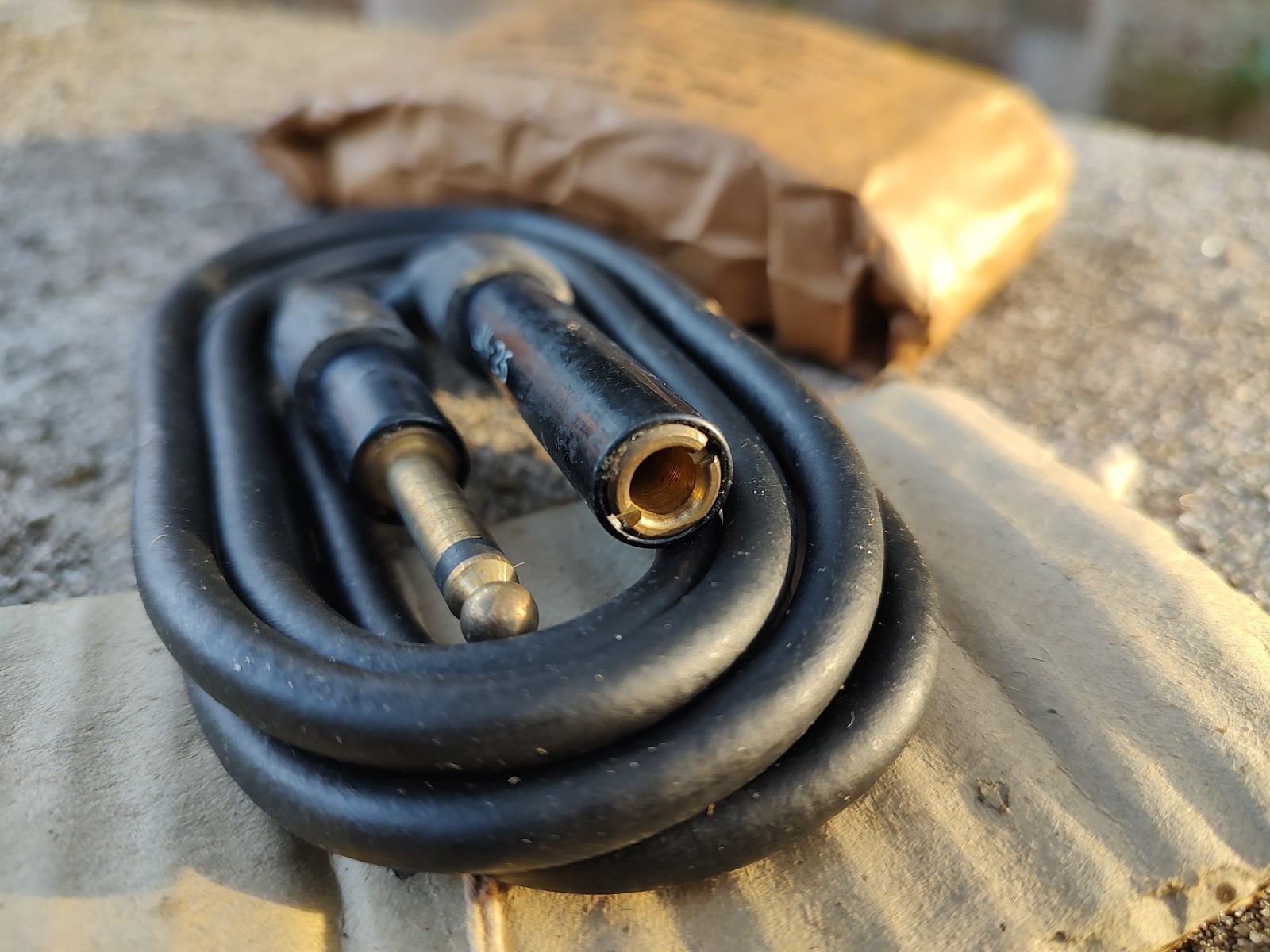 NOS, sealed, Headset Extension Cable CW49534, PL-55/JK-26, US Army / Navy