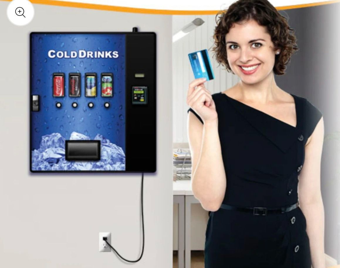 Slim Drinks Vending Machine, Wall Mounted cooler Drinks Vending Machine