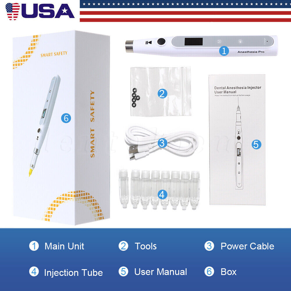 Woodpecker Style Dental Painless Oral Local Anesthesia Device Injection Pen