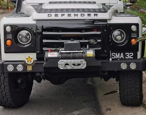 40CR Steel Hawse Fairlead with Magnetic Mount & Tow Hook - 20,000LBS Black