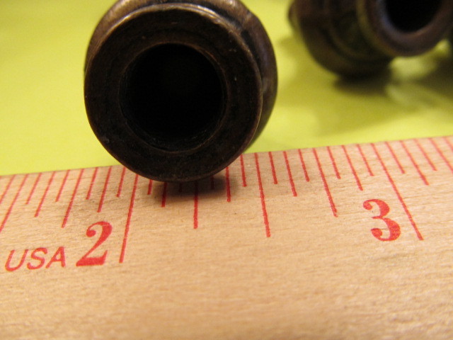 10 pcs NEW OLD STOCK - LAMP FINIALS - PAWN CHESS PC LOOK - HEAVY THREADED METAL