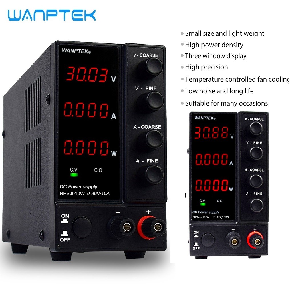 Adjustable 0-30V 60V 6A 10A DC Power Supply Lab Variable Regulated Bench Source