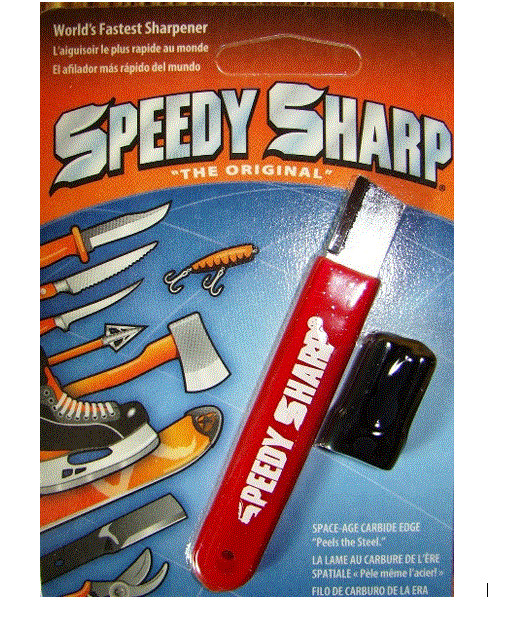 "The Original" Speedy Sharp Carbide Sharpener, Knife Sharpener,  red