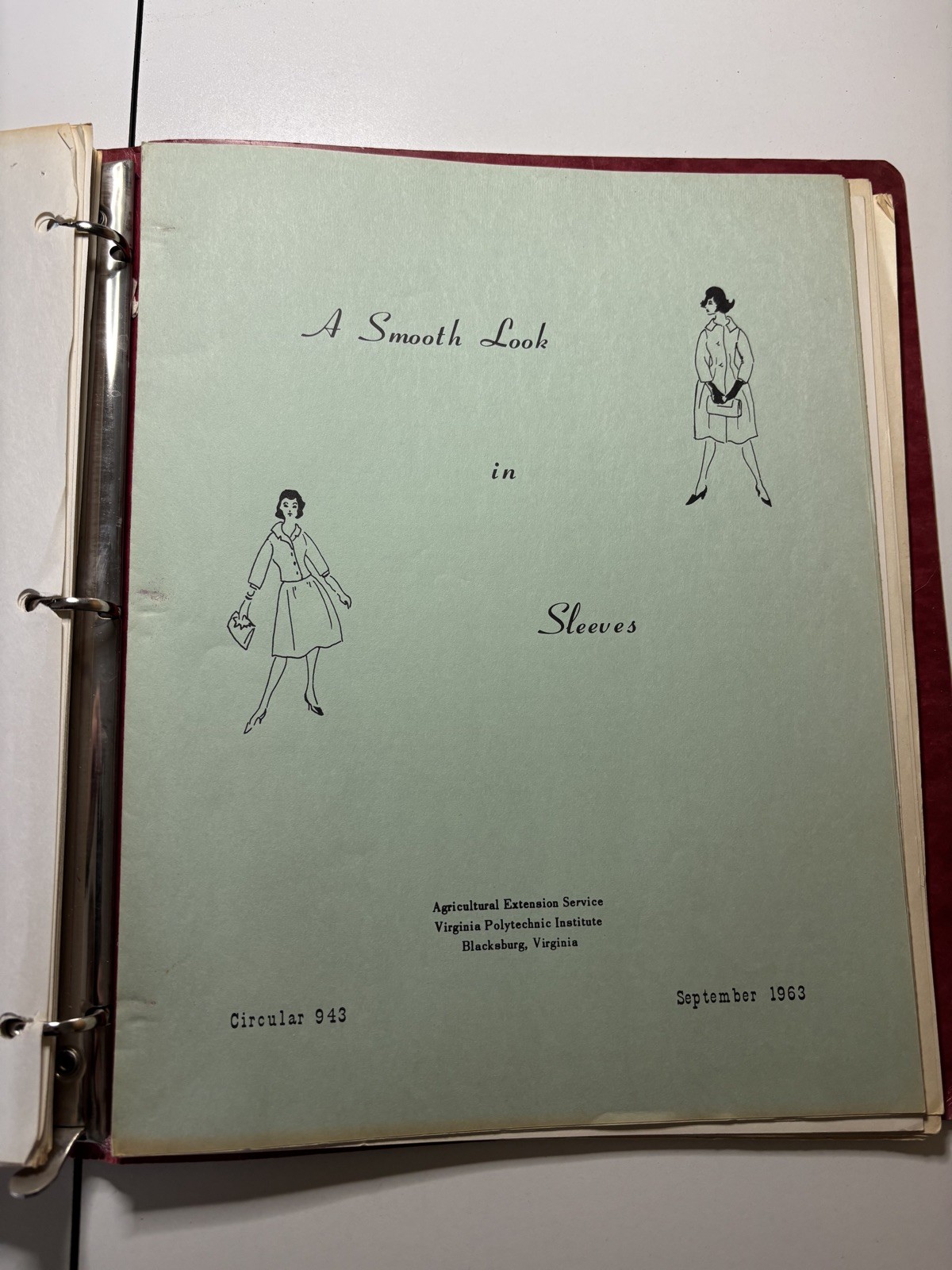 Virginia Polytechnic Inst. & other Sewing/Dressmaking Lessons & Texts-Vintage
