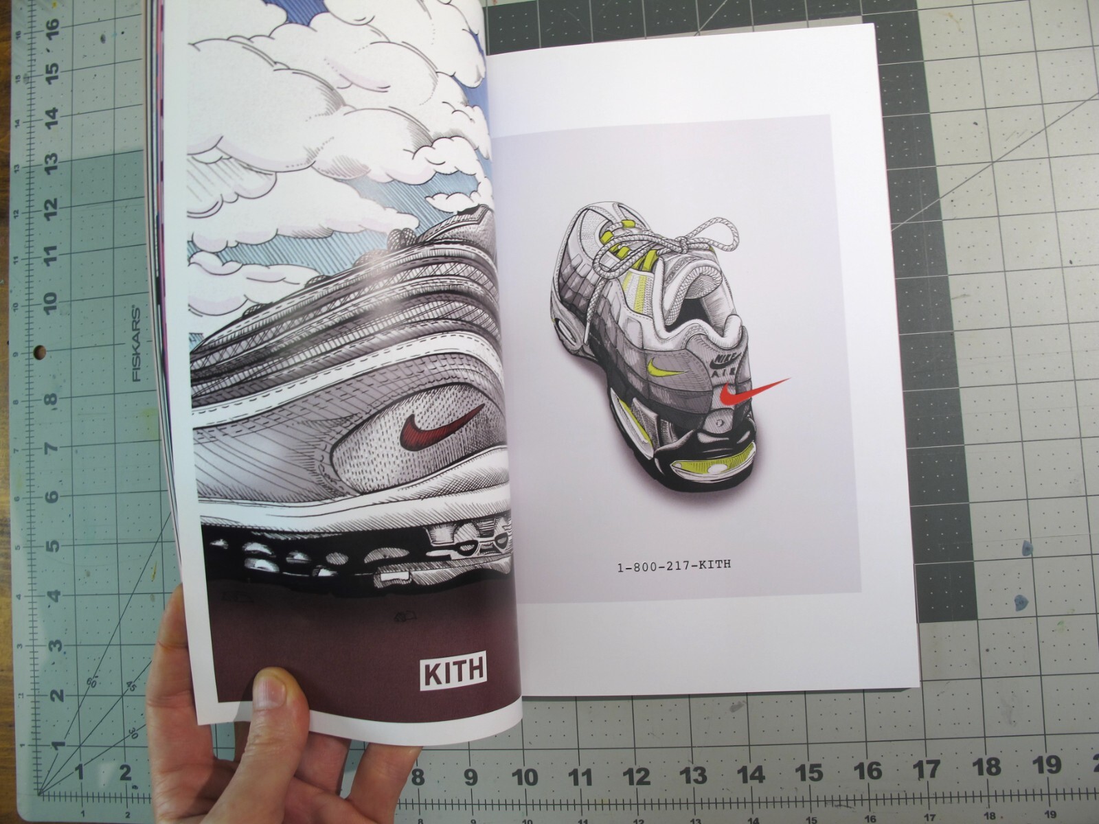vtg 2010s Nike I LOVE DUST promotional design softcover Book