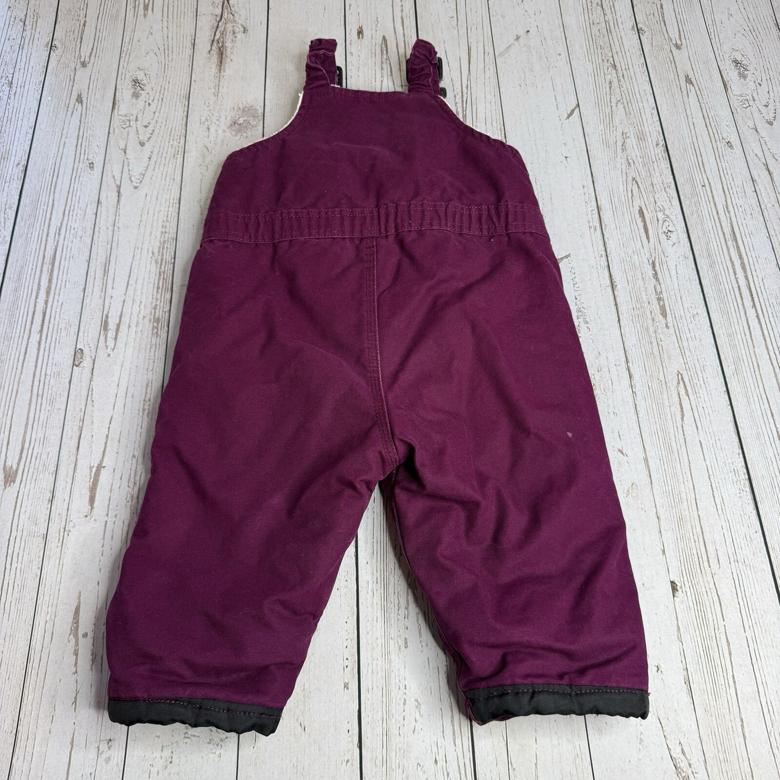 Berne Insulated Lined Coveralls Purple Girls Toddler Size 24 Months Snow Overall