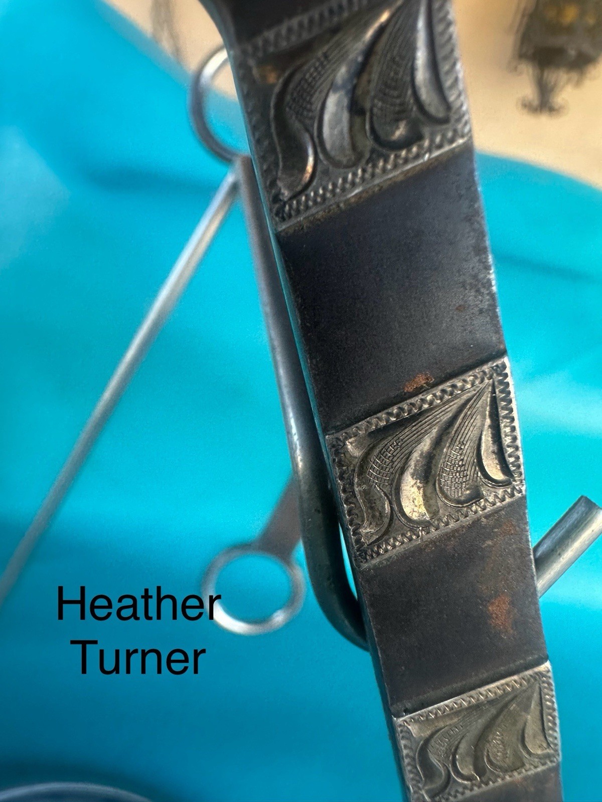 Daryl Davis DD Maker Western Bit Sterling Silver Shanks 5