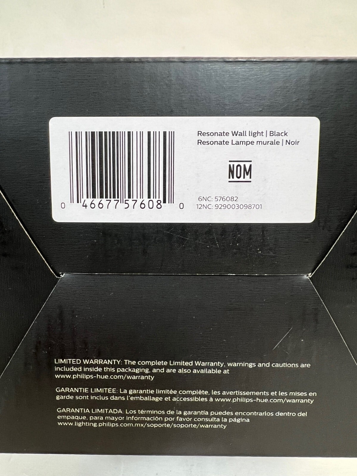 Philips Hue Resonate White & Color Ambiance Outdoor Wall LED Wall Light-Used