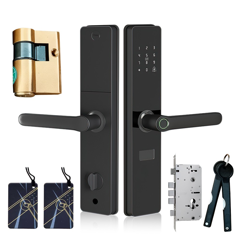 7-in-1 Smart Door Lock Wifi Biometric Fingerprint Touch Password Keyless Keypad
