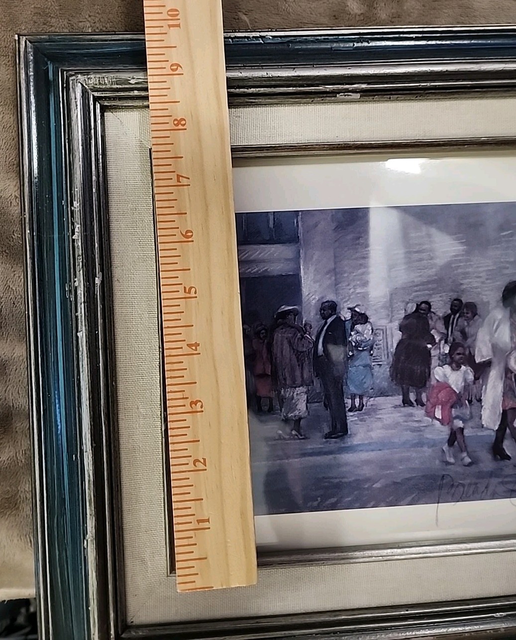 Brenda Joysmith After Service Print Artist Signed Custom Frame