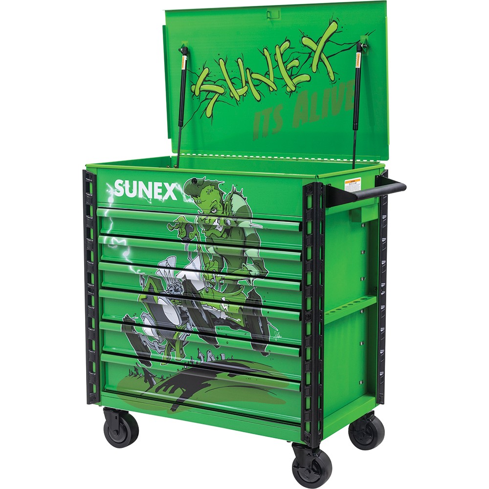 Tony Squindo Designed – “It’s Alive!" Premium Full Drawer Service Cart