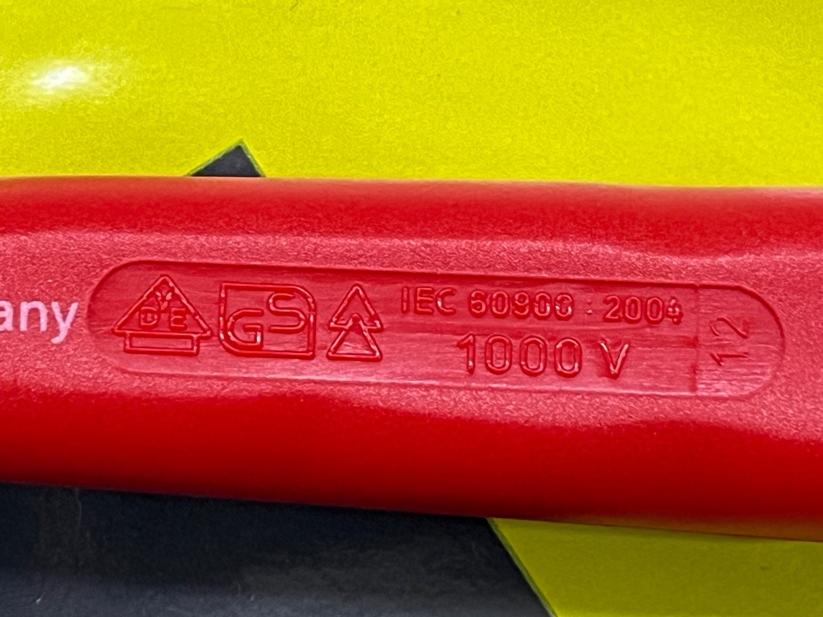 VDE 14309 Lineman Skinning Knife Straight Blade Cable Knife CK Germany