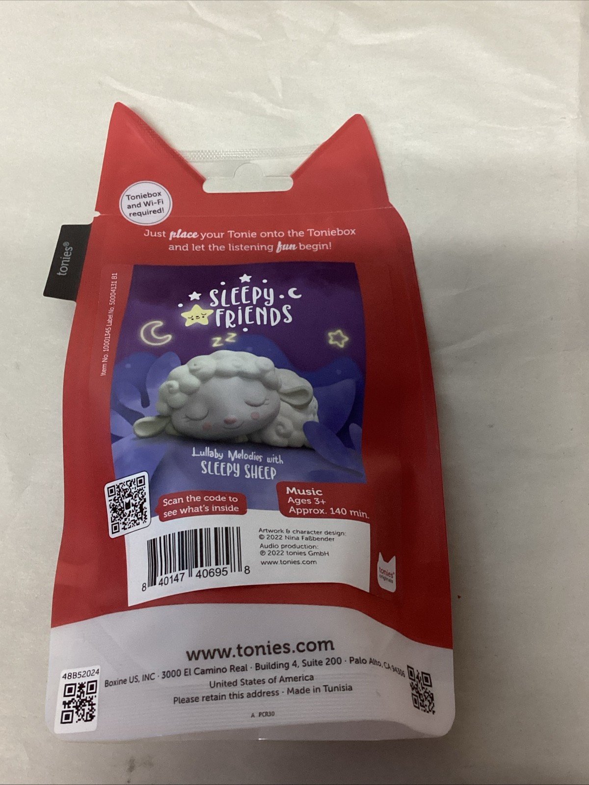 Sleepy Friends Tonie Sleepy Sheep Soft Toy with Lullabies and Nature Sounds NEW