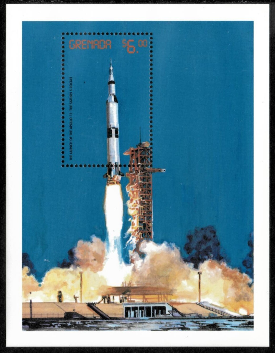 Grenada 1999 - Space Rockets - Souvenir Stamp Sheet - Scott #2869 - MNH