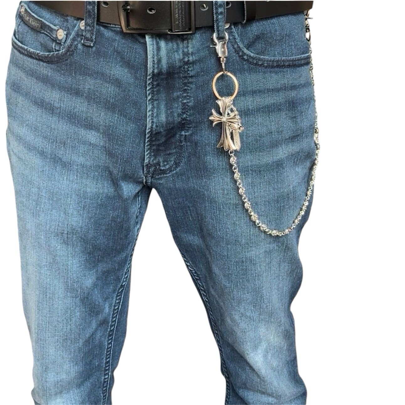 Cross Pants Chain for Men Women,Jeans Chain,Keys Chain,Biker Wallet Chain