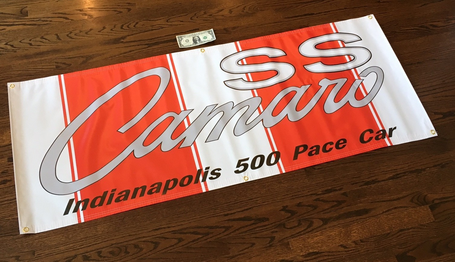 1969, 2011 CAMARO INDY PACE CAR Garage Banner Sign (Large 2'x5')