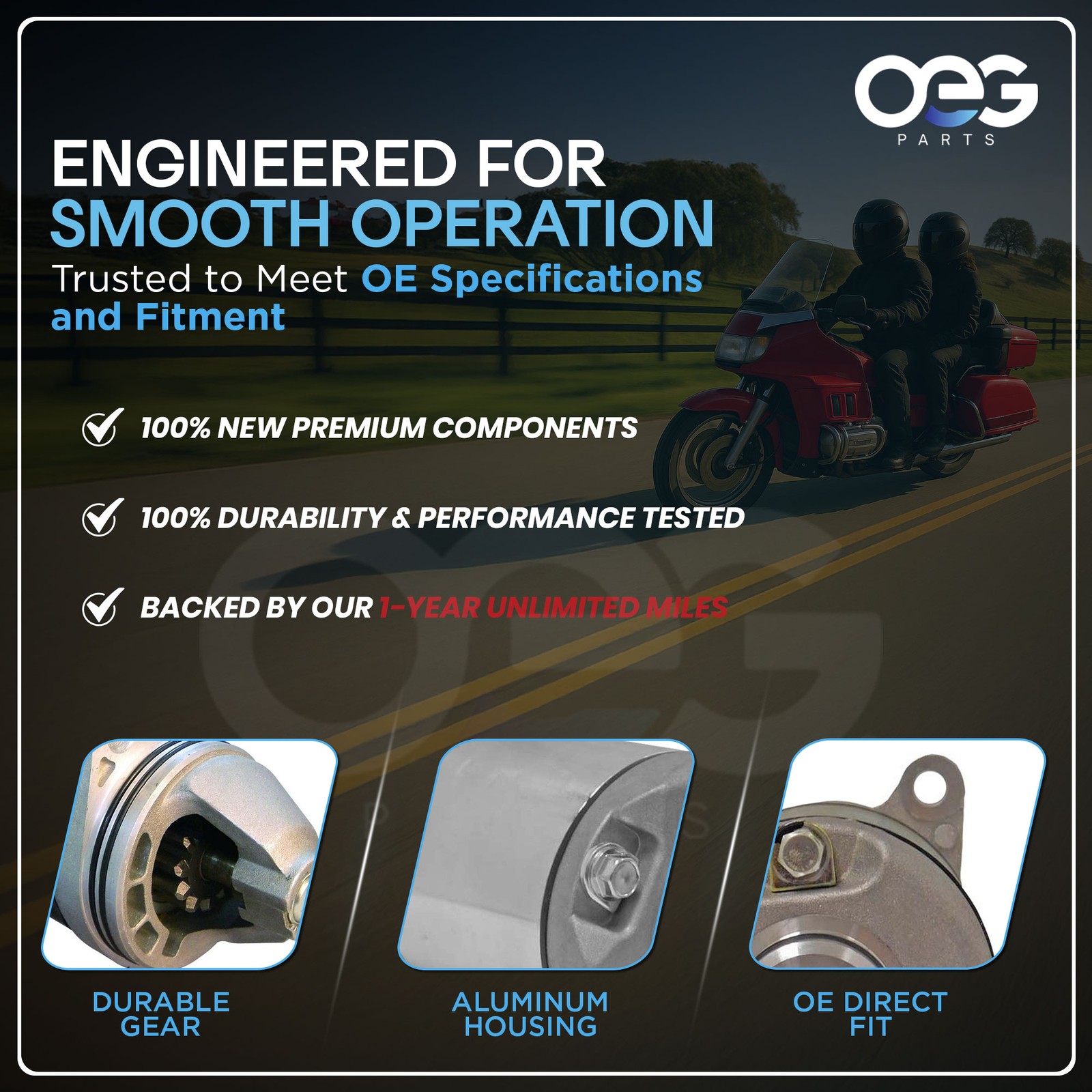 New Starter For Kawasaki Lakota Bayou Prairie 300 1986-2004 21163-1249