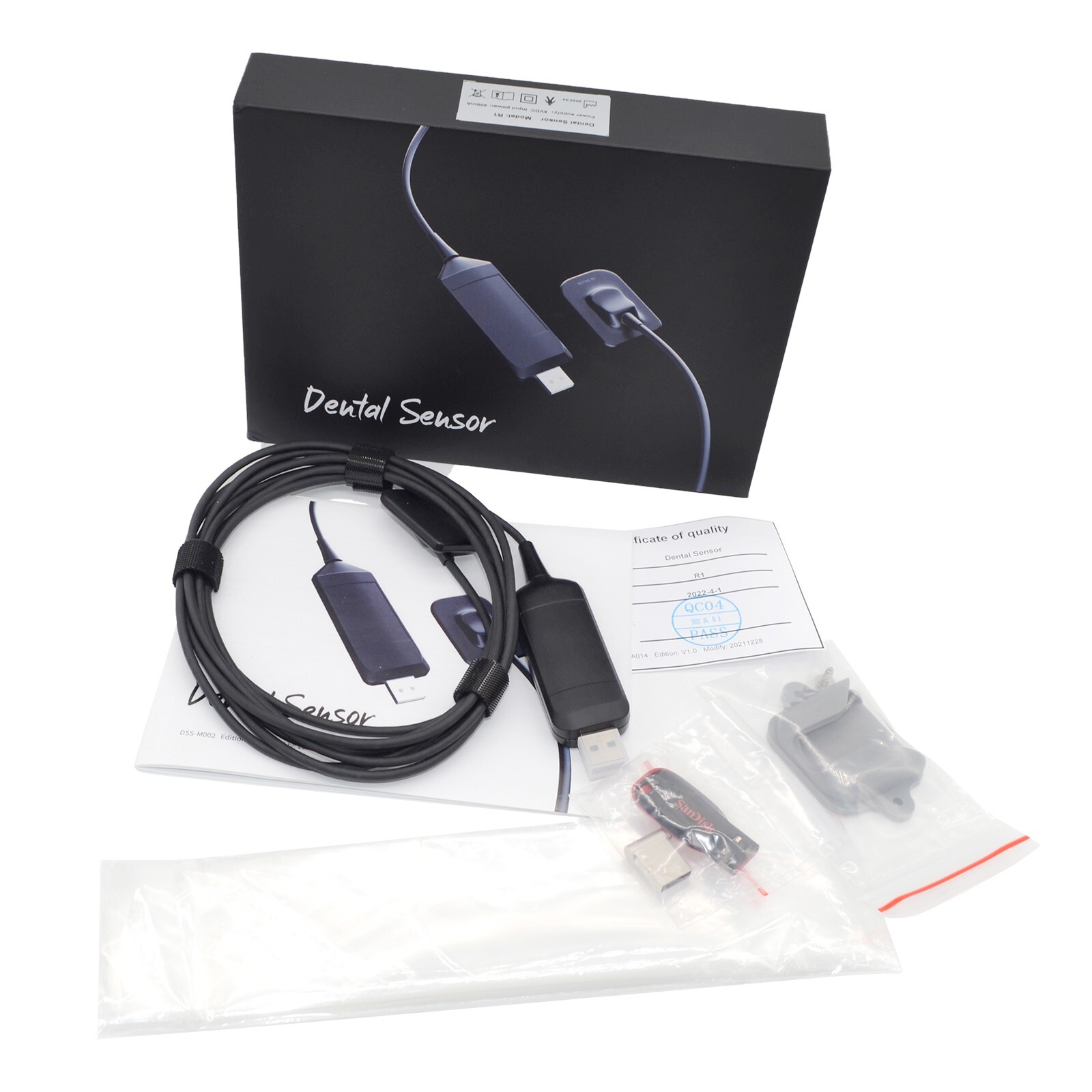 X- High Resolution Digital Denta Senso r Imaging System Size 1.0 R1 USB 2.0