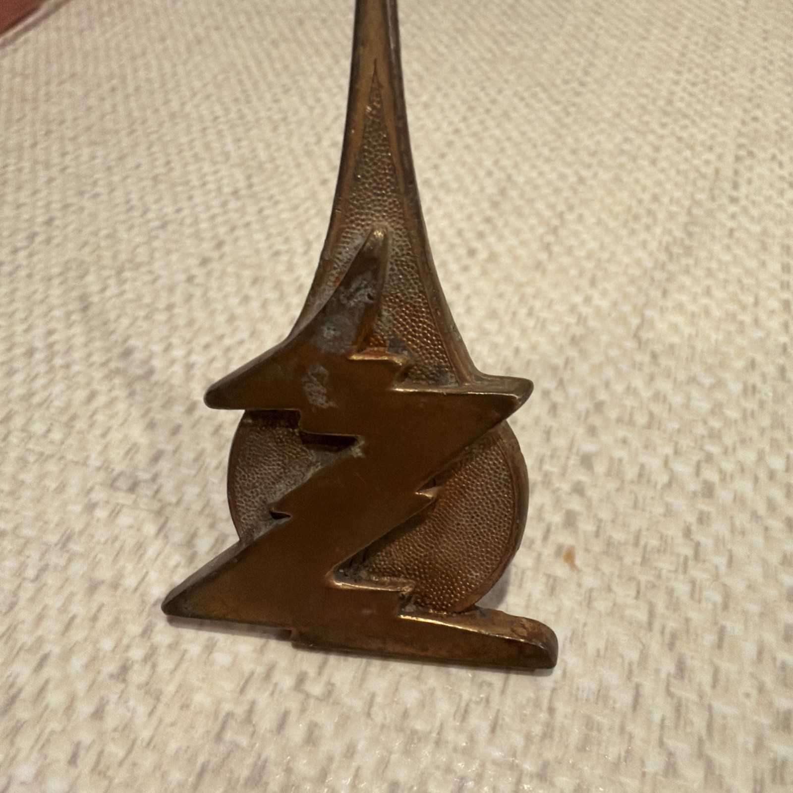 ZENITH 2 & 7/8" HEAVY BRASS DIAL for ZENITH SUPER 7