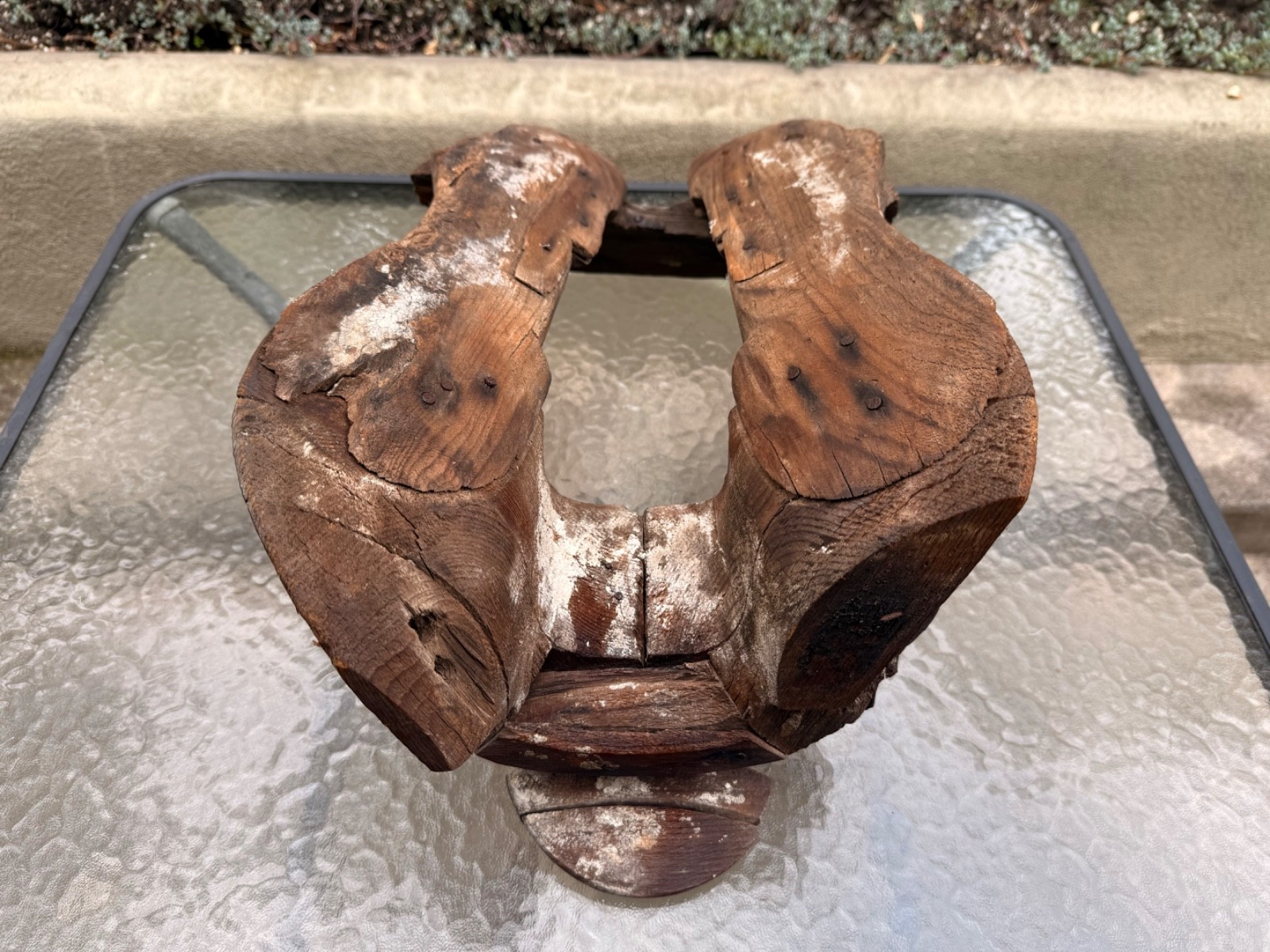 Old Antique Primitive Hand Carved Wooden Saddle Western Americana