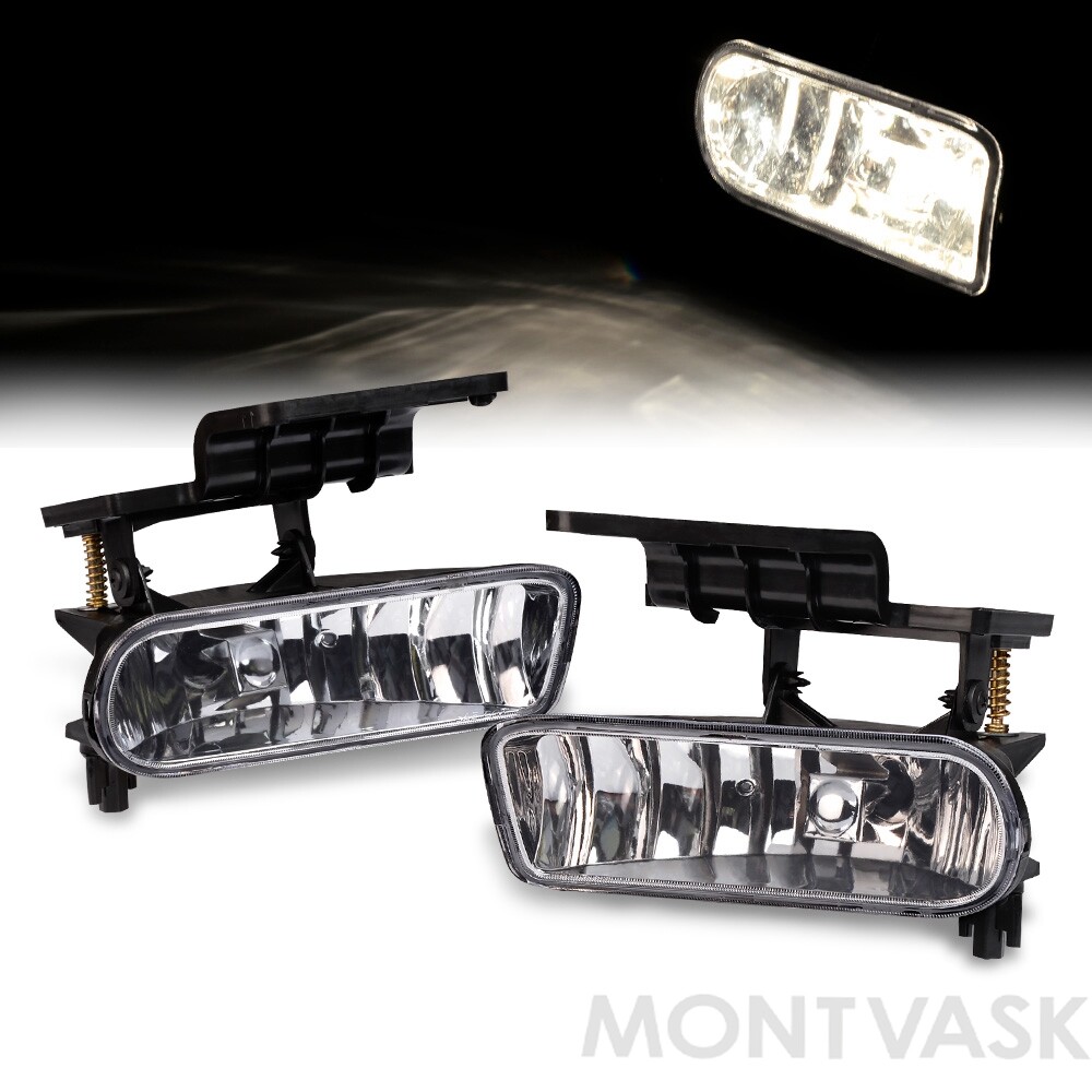 Fog Lights Bumper Driving Lamps For 99-02 Chevy Silverado / 00-06 Tahoe Suburban