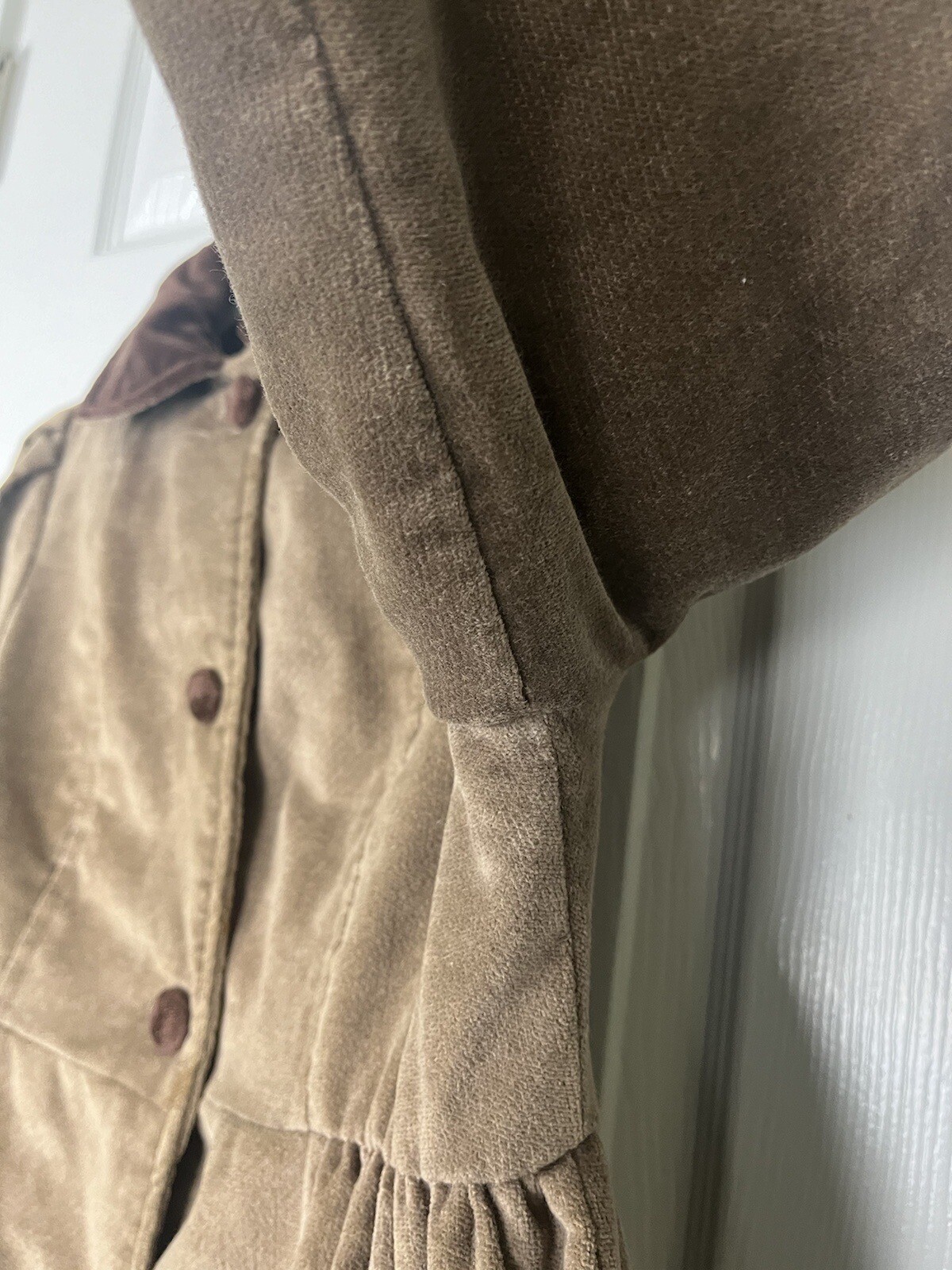 Jiminy Brown Vintage Girls Coat Size 10