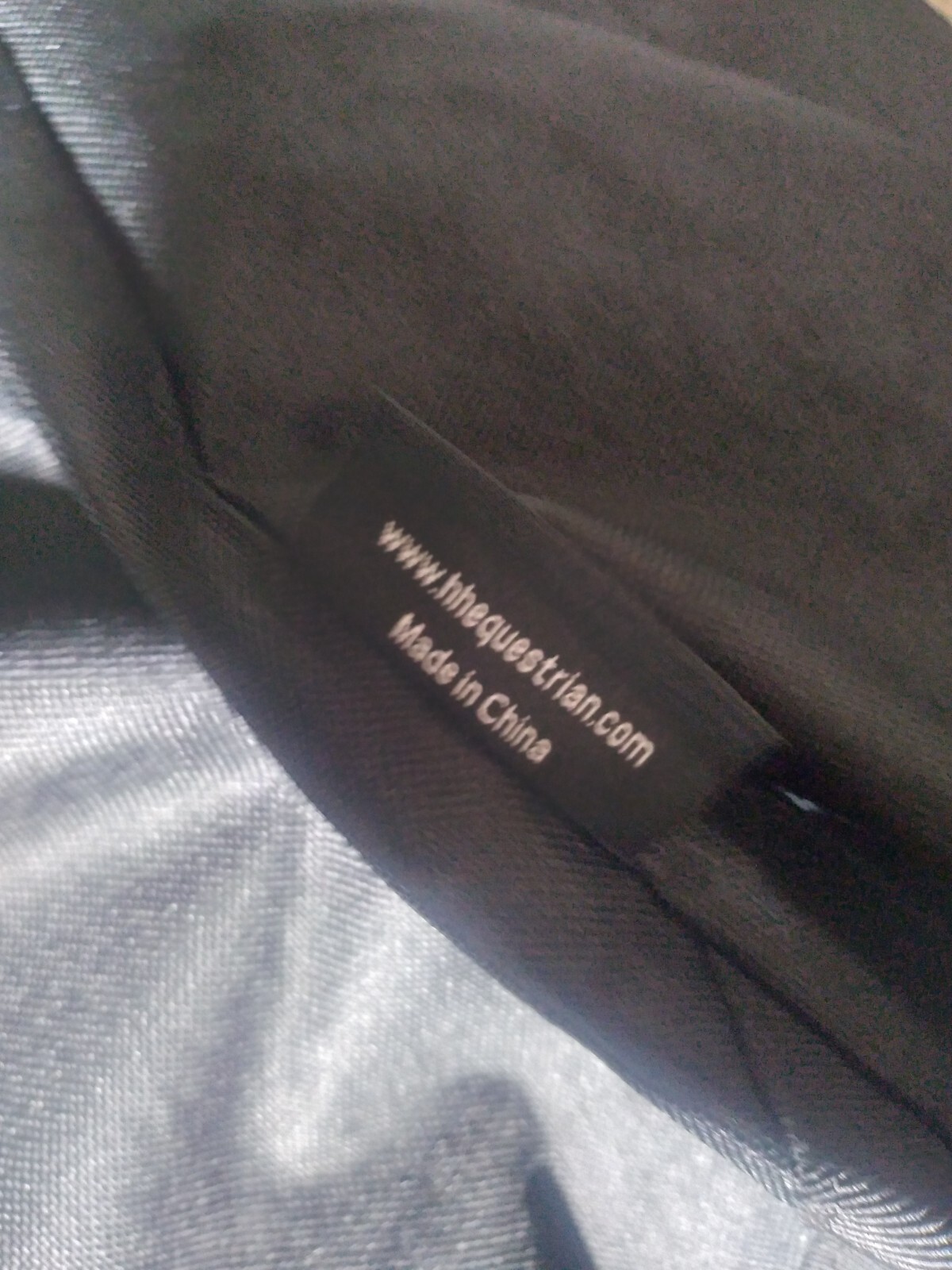 Harrison Howard Equestrian Horse Side Saddle Bags Black - Brand New